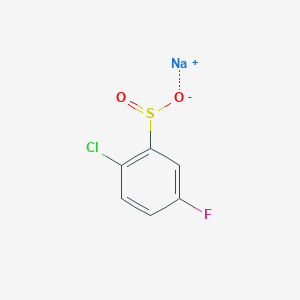 Sodium 2-chloro-5-fluorobenzene-1-sulfinate