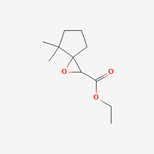 Ethyl 4,4-dimethyl-1-oxaspiro[2.4]heptane-2-carboxylate