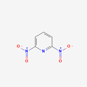 molecular formula C5H3N3O4 B1320792 2,6-Dinitropyridine CAS No. 14916-62-2