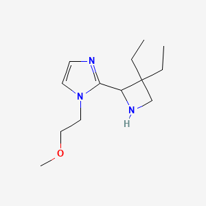 2-(3,3-Diethylazetidin-2-yl)-1-(2-methoxyethyl)-1H-imidazole