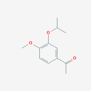 molecular formula C12H16O3 B1320794 1-(3-异丙氧基-4-甲氧基苯基)-乙酮 CAS No. 88114-44-7
