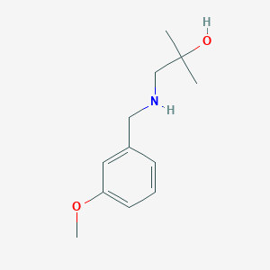 1-{[(3-Methoxyphenyl)methyl]amino}-2-methylpropan-2-ol