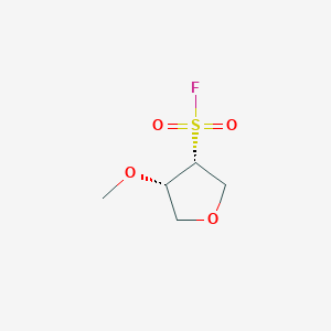 (3R,4S)-4-Methoxyoxolane-3-sulfonyl fluoride