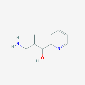 3-Amino-2-methyl-1-(pyridin-2-YL)propan-1-OL