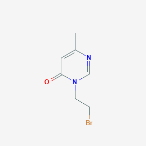 3-(2-Bromoethyl)-6-methyl-3,4-dihydropyrimidin-4-one