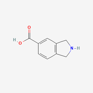 molecular formula C9H9NO2 B1320806 异吲哚啉-5-甲酸 CAS No. 685084-08-6