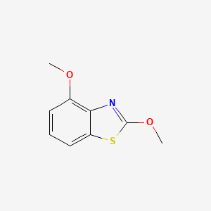 molecular formula C9H9NO2S B1320814 2,4-二甲氧基苯并[d]噻唑 CAS No. 858635-78-6