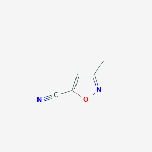 molecular formula C5H4N2O B1320823 3-甲基异恶唑-5-腈 CAS No. 65735-07-1