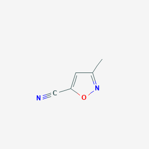 molecular formula C5H4N2O B1320823 3-Méthylisoxazole-5-carbonitrile CAS No. 65735-07-1