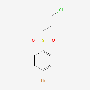 molecular formula C9H10BrClO2S B1320826 1-Bromo-4-((3-chloropropyl)sulfonyl)benzene CAS No. 937014-20-5