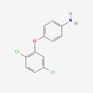 molecular formula C12H9Cl2NO B1320827 4-(2,5-Dichlorophenoxy)aniline CAS No. 61575-24-4