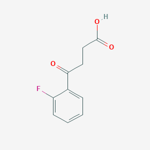 molecular formula C10H9FO3 B1320828 4-(2-Fluorophenyl)-4-oxobutanoic acid CAS No. 90429-80-4