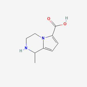 1-methyl-1H,2H,3H,4H-pyrrolo[1,2-a]pyrazine-6-carboxylic acid