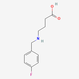 4-[(4-Fluorobenzyl)amino]butanoic acid