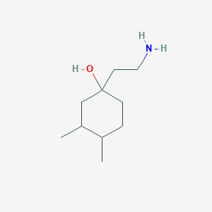 1-(2-Aminoethyl)-3,4-dimethylcyclohexan-1-ol