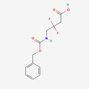 4-{[(Benzyloxy)carbonyl]amino}-3,3-difluorobutanoic acid