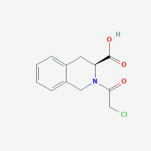 (3S)-2-(2-Chloroacetyl)-1,2,3,4-tetrahydroisoquinoline-3-carboxylic acid