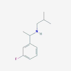 [1-(3-Fluorophenyl)ethyl](2-methylpropyl)amine