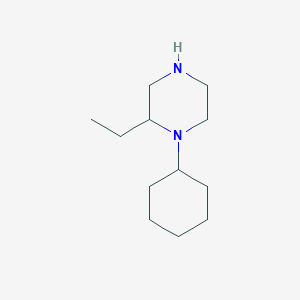 1-Cyclohexyl-2-ethylpiperazine