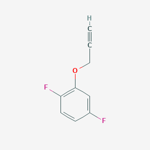 molecular formula C9H6F2O B1320844 1,4-Difluoro-2-(prop-2-yn-1-yloxy)benzene CAS No. 457628-36-3