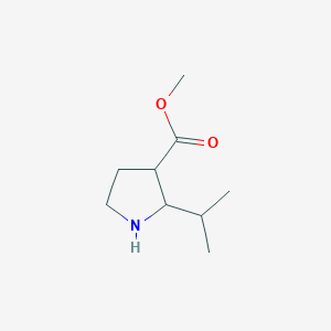 Methyl 2-(propan-2-yl)pyrrolidine-3-carboxylate