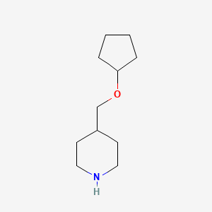 4-[(Cyclopentyloxy)methyl]piperidine