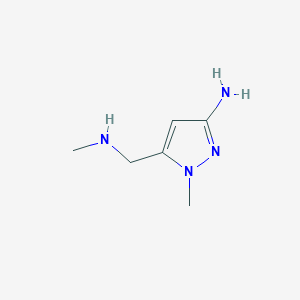 1-Methyl-5-[(methylamino)methyl]-1H-pyrazol-3-amine