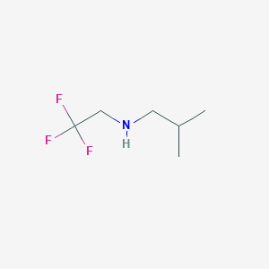 (2-Methylpropyl)(2,2,2-trifluoroethyl)amine