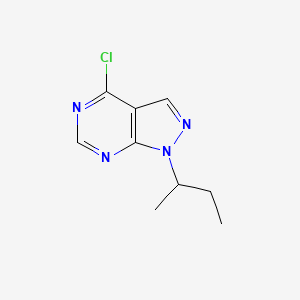 1-(Butan-2-YL)-4-chloro-1H-pyrazolo[3,4-D]pyrimidine