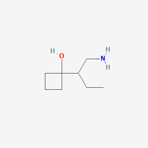 1-(1-Aminobutan-2-yl)cyclobutan-1-ol