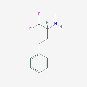 (1,1-Difluoro-4-phenylbutan-2-yl)(methyl)amine