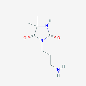 3-(3-Aminopropyl)-5,5-dimethylimidazolidine-2,4-dione