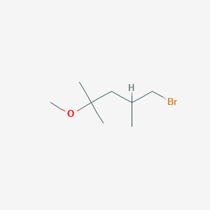 1-Bromo-4-methoxy-2,4-dimethylpentane