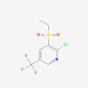 2-Chloro-3-(ethanesulfonyl)-5-(trifluoromethyl)pyridine