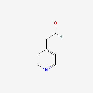 molecular formula C7H7NO B1320878 2-(吡啶-4-基)乙醛 CAS No. 878499-08-2