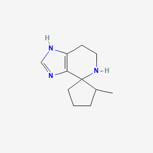 5-Methyl-3',5',6',7'-tetrahydrospiro[cyclopentane-1,4'-imidazo[4,5-c]pyridine]