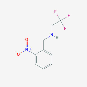 [(2-Nitrophenyl)methyl](2,2,2-trifluoroethyl)amine