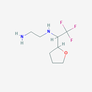 (2-Aminoethyl)[2,2,2-trifluoro-1-(oxolan-2-yl)ethyl]amine