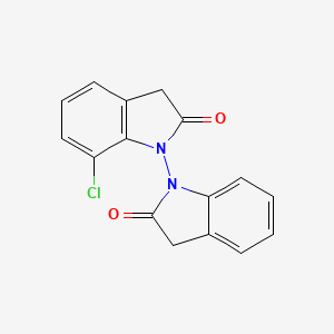 7-chloro-1-(2-oxo-3H-indol-1-yl)-3H-indol-2-one