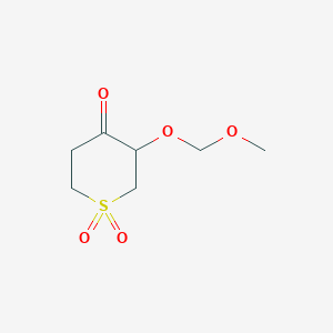 3-(Methoxymethoxy)-1lambda6-thiane-1,1,4-trione