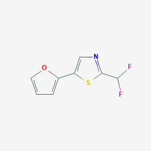 2-(Difluoromethyl)-5-(furan-2-yl)-1,3-thiazole