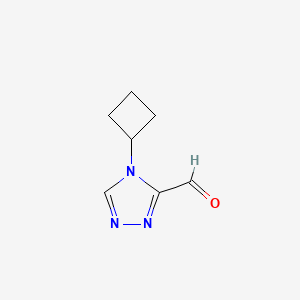 4-Cyclobutyl-4H-1,2,4-triazole-3-carbaldehyde