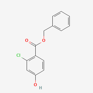molecular formula C14H11ClO3 B1320906 Benzyl 2-chloro-4-hydroxybenzoate CAS No. 115168-73-5
