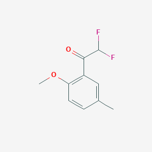 2,2-Difluoro-1-(2-methoxy-5-methylphenyl)ethan-1-one