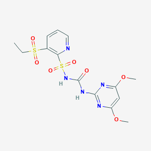 molecular formula C14H17N5O7S2 B132091 氟磺胺草醚 CAS No. 122931-48-0