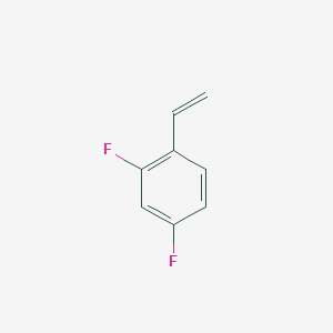 molecular formula C8H6F2 B1320911 2,4-二氟苯乙烯 CAS No. 399-53-1