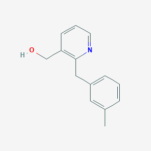 {2-[(3-Methylphenyl)methyl]pyridin-3-yl}methanol