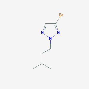 4-Bromo-2-(3-methylbutyl)-2H-1,2,3-triazole