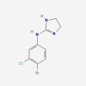 N-(4-Bromo-3-chlorophenyl)-4,5-dihydro-1H-imidazol-2-amine