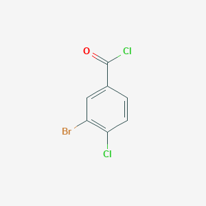 molecular formula C7H3BrCl2O B1320918 3-溴-4-氯苯甲酰氯 CAS No. 21900-34-5